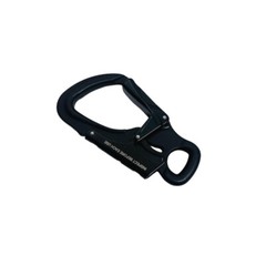 32KN Aluminum Snap Hook Carabiner, Lightweight High Strength Rappelling Gear 4PC