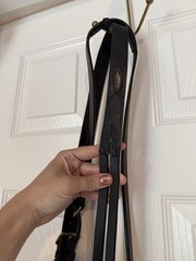 Leather German Martingale Full Size Black Leather