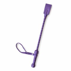 Leather Riding Crop 19.7″ (50 cm) Genuine Leather Braided Handle