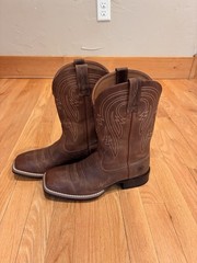 Ariat Men’s Brown Pull-On Cowboy Boots US 8.5 D Style 10061196