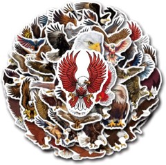 55PCS Eagle Stickers Waterproof Vinyl Decals for Water Bottle Laptop Luggage