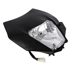 Dirt Bike Headlight,Motorcycle Headlight Universal for SX SXF XC normal black