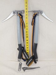 Black Diamond Shrike Ice Climbing Tools Axes 50cm – w/ Leashes – Vintage 1990’s