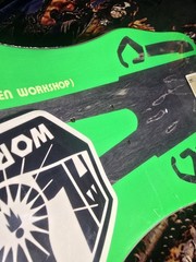Alien Workshop Soldier Die Cut Shaped Skateboard Deck 9.675″