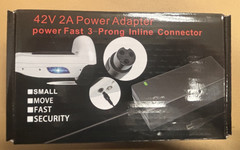EVAPLUS Battery Charger 42V 2A Power Charger with 3-Prong Connector