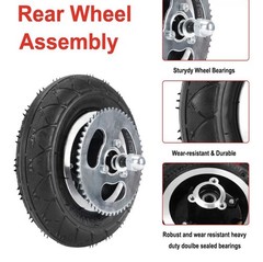 200×50 Crazy Cart ePunk Espark Electric Scooter Wheel 8″x2″ Tire With Sprocket
