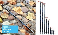 ZSHJGJR Archery Bow Stabilizer Balance Bar Rod System 3-30 Inch Carbon Fiber