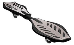 RipStik Caster Board Classic Collection, 2 Wheel Skateboard with 360 Silver