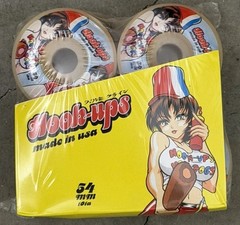 Hook Ups Skateboards Hot Dog Girl 101A 54MM Skateboard Wheels RARE New