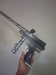 Smart Parts Vision Impulse Silver To Gray Fade Paintball Marker Gun