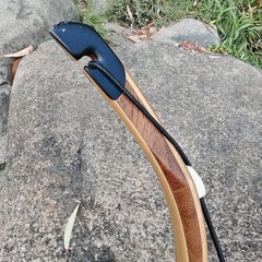 AF Archery 54″ Oak Tatar Recurve Bow 20-55lbs Traditional Horse Bow for Hunting