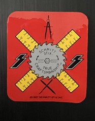 Vintage 1987 Schmitt Stix INC Skateboards True Craftsmanship Sticker