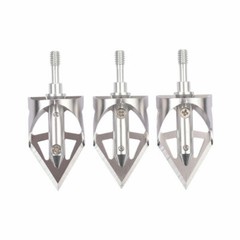 Archery Hunting Broadheads Arrowheads 3 Blade Screw In Point Bow Shooting 3X
