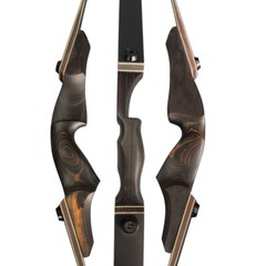 60″ Takedown Recurve Bow 25-60lbs Wooden Riser Limbs Archery Hunting Shooting
