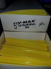 V-Max 5″ Vanes 150 Pack Arrow Fletchings 9 Color Choices yellow, orange, purple,