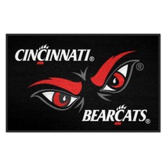 FANMATS 13567 Cincinnati Bearcats Starter Accent Rug – 19in. x 30in. | Sports Fa