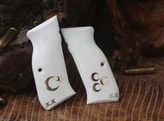 SAR ARMS P8L / P8S / K11 Compatible White Acrylic Grips