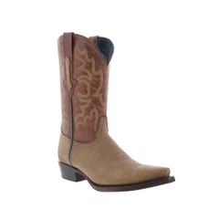 Dingo The Duke DI-107 Mens Brown Leather Pull On Cowboy Western Boots 11