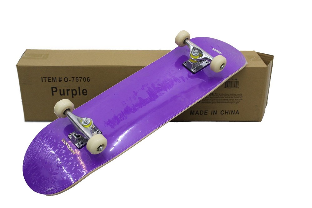 Full Size Standard Maple Deck Skateboard – Purple