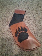 Handcrafted And Handtooled Traditional Archery Belt / Hip / Side Quiver