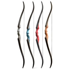 60″ Takedown Recurve Bow 20-60lbs Archery Wooden Riser Limbs Bow Hunting Target