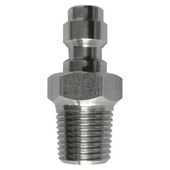 HMKUGO 8mm Quick-Disconnect Plug Adapter, Stainless Steel 1/8 Inch, NPT