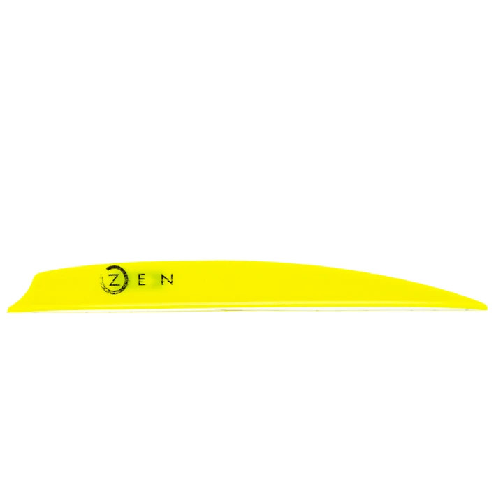 BOHNING ZEN VANE 4″ -YELLOW – 36 PACK