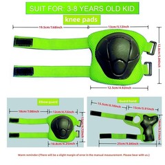 Kids Protective Gear Set SHENMOREN Knee Pads for Kids 3-10 Years Toddler Knee…