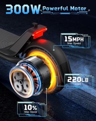 2026 ADULT ELECTRIC SCOOTER FOLDABLE LONG RANGE HIGH SPEED 25KM/H &DOUBLE SHOCK