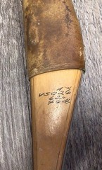 1952 Bear Cub Static Recurve Bow Vintage Archery 46# 62” Collectible