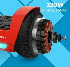 Hover-1 Rebel Kids X + LED Headlight, 6 Mph Max Speed 130 lbs Max Weigh, New