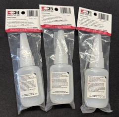3 Pack Bohning Fletch Fuse Instant Glue Archery Adhesive 0.5 oz Bottles
