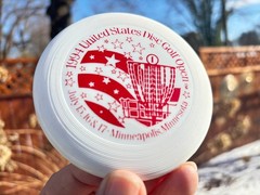 1994 United States Open New Wham-O MINI Disc Golf #44 (Free Frisbee Pin)