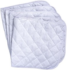 Cotton Quilted Horse Leg Wraps – Set of 4 – 12″, 14″, 16″ – Black or White