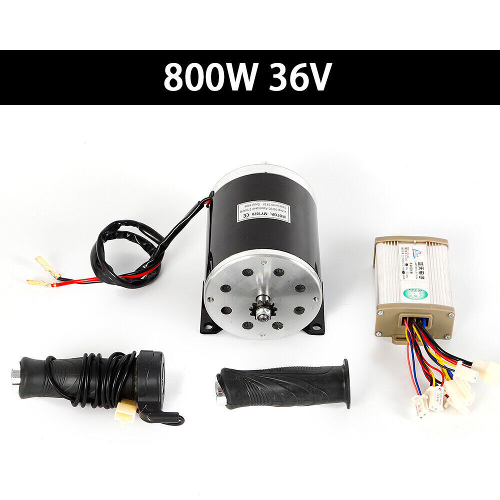 800W 36V Electric Scooter motor kit + control box and Throttle Fit Go-Kart eBike