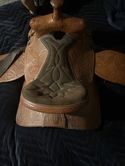 Vintage Western Y Saddle Imported From Texas