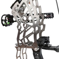 15-32lbs Adjustable Mini Compound Bow Set Short Axis Archery 13″ Bow Shooting