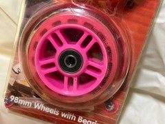 RAZOR 98mm Wheels with Bearings – Set of 2 – Item # 134932-PK Pink Scooter