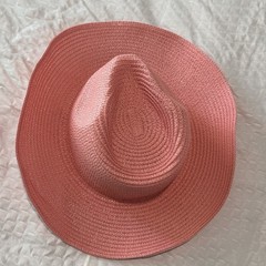 Saltwater Cowboys Shem Creek Pink Straw Cowboy Hat Sun Cap Low Country SC