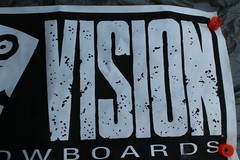 VISION Snowboards Skull Street Wear OG Skateboarding 30x50in. Shop Poster BANNER