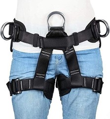 Climbing belts, Thicken Professional Safety Belt with Magnesium Alloy Connect…