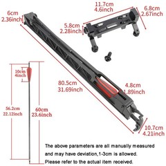 Rapid 6 Arrow Magazine Launcher Essential Archery Compound Recurve Bow Hunting