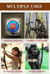 30/40lbs Archery Recurve Bow Takedown Longbow Hunting Target Training Practice