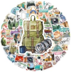 50 Pcs Outdoor Travel Stickers Kids Teens Adults Hiking