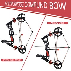 Arrows Dual-use Draw Accessories Archery Compound Bow Steel Ball Set 30-60LBS