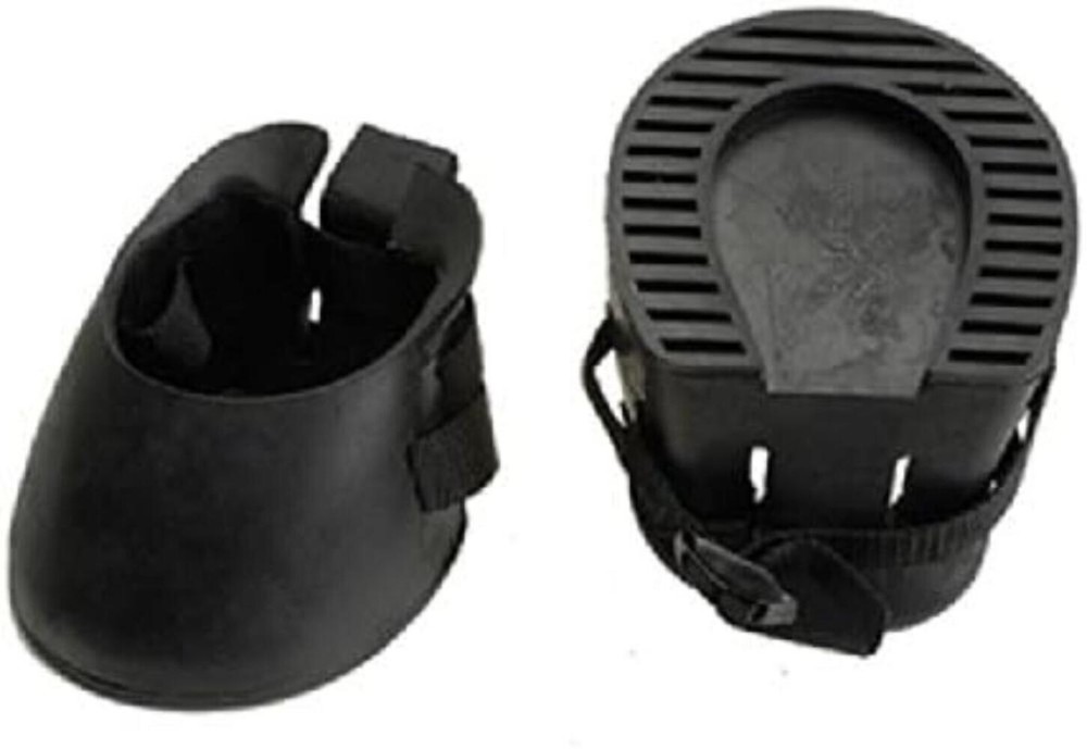 New! Jacks Mfg. BLACK RUBBER BARRIER BOOTS w/ Nylon adjustable straps S M L XL
