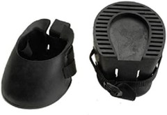 New! Jacks Mfg. BLACK RUBBER BARRIER BOOTS w/ Nylon adjustable straps S M L XL
