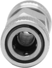 Paintball PCP Double 8mm Female Quick-Disconnect Coupling Adaptor Stainless S…