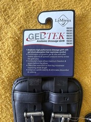 LeMieux Gel-Tek Anatomic Dressage Girth Black / 28