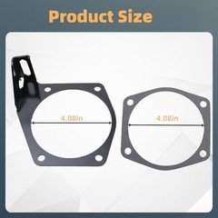 Throttle Cable Bracket 4-Bolt for 92MM-102MM Intakes Replacement for LS LS2